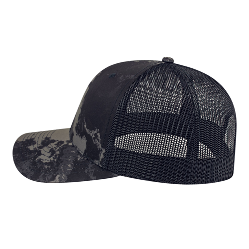 Camouflage Trucker Hat with Mesh Panel